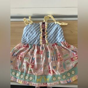 Matilda Jane "Hello Lovely" or "In the Kitchen" knot tunic top Girls 8